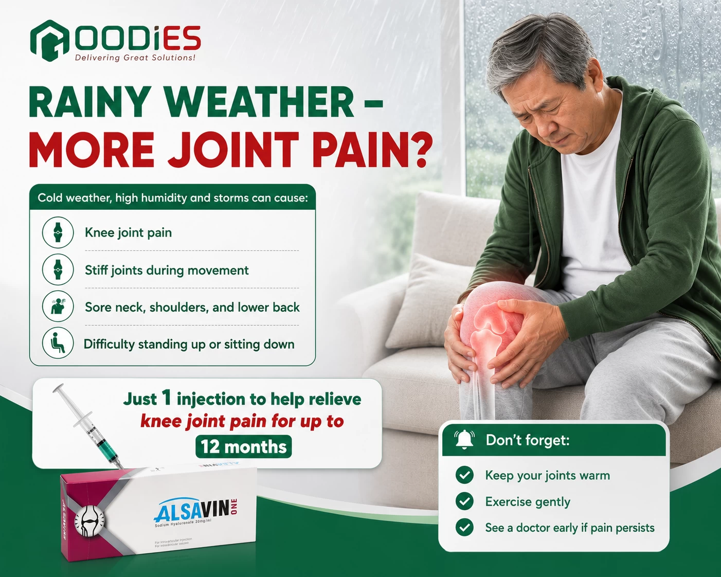 RAINY WEATHER – WHY DO JOINTS HURT MORE?