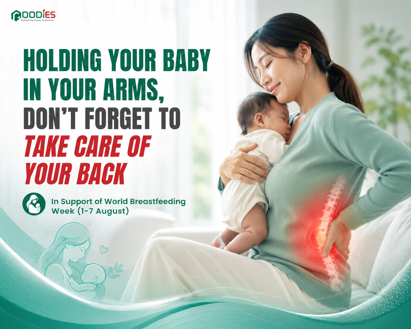 HOLD YOUR BABY CLOSE, BUT DON'T FORGET TO EMBRACE YOURSELF