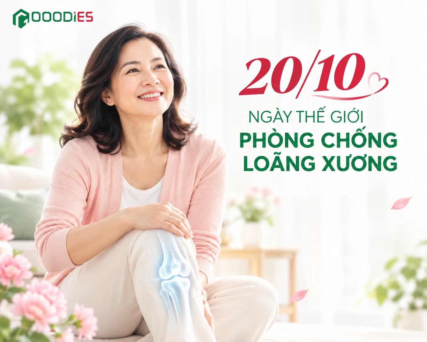20/10 – NGÀY THẾ GIỚI PHÒNG CHỐNG LOÃNG XƯƠNG: ĐỪNG ĐỂ XƯƠNG YẾU ĐI MÀ BẠN KHÔNG HAY BIẾT!